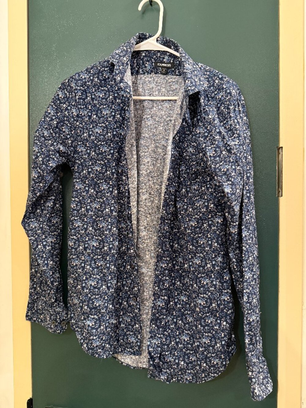 Express Floral Dress Shirt
